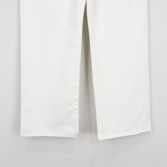 J.Crew '96 Curvy Slim Wide Jean White Denim Size 27 NWT - Picture 7 of 10